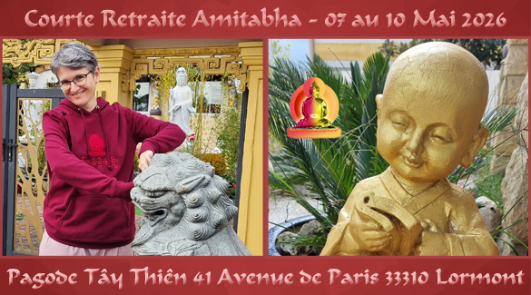 Courte Retraite Bouddhiste Amitabha - 07 au 10 Mai 2026 Lormont